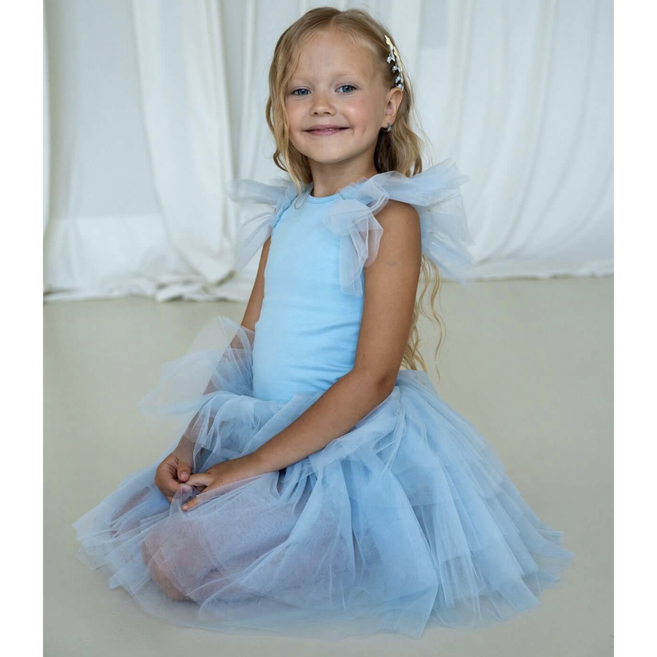 Breeze Cool Blue Tutu Dress