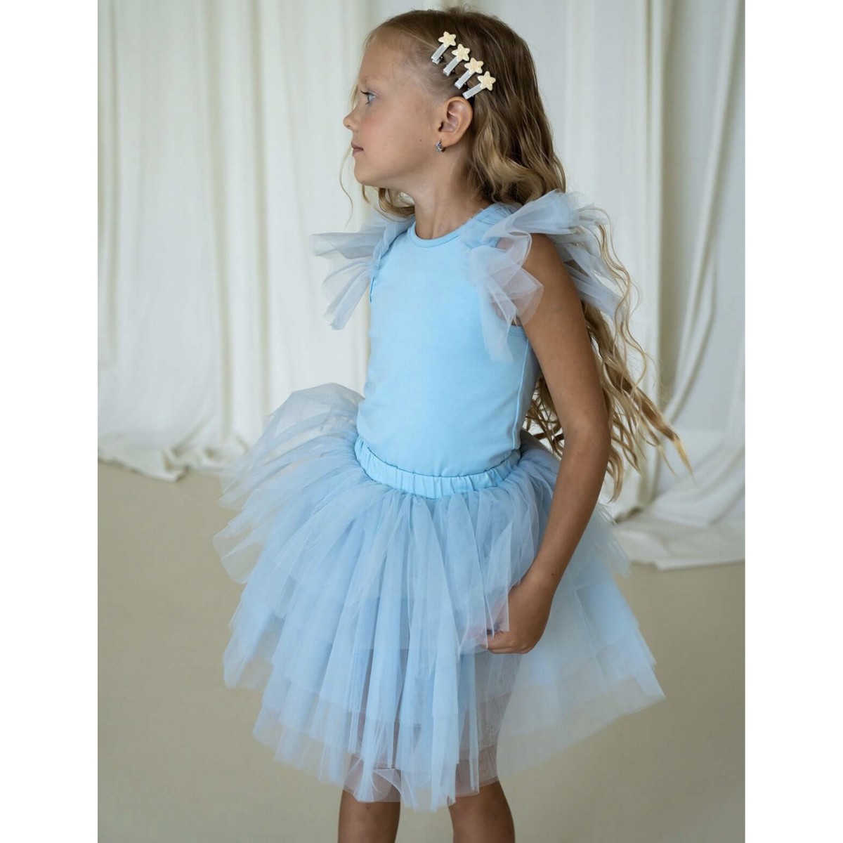 Breeze Cool Blue Tutu Dress