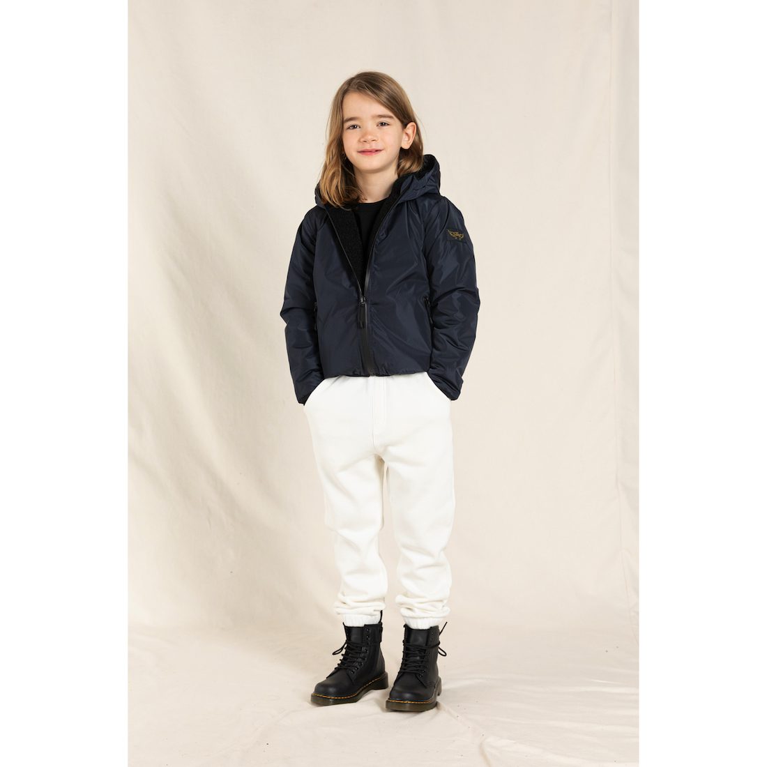 Buckley Hooded Rain Jacket Navy