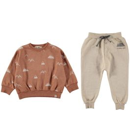 Clay Alps Sweatshirt & Beige Pirineo Pants