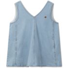 Pinafore Dress | Bleached Light Blue