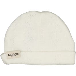 Aiko Wool Pointelle Baby Hat | Natural