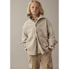 Soft Mélange Bamboo Shirt Jacket