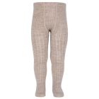 1216/1 Merino Wool-blend Rib Tights | Nougat 901
