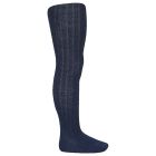 1216/1 Merino Wool-blend Rib Tights | Navy Blue 948