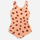 Ladybug All Over Terry Playsuit