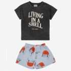 Living In A Shell T-Shirt & Hermit Crab All Over Shorts
