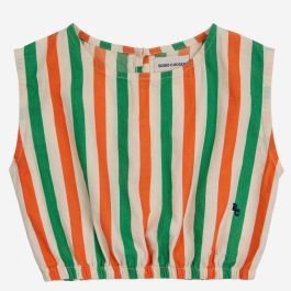Vertical Stripes Woven Top