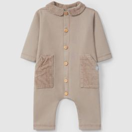 Romper In Ribbed Velvet | Mauve