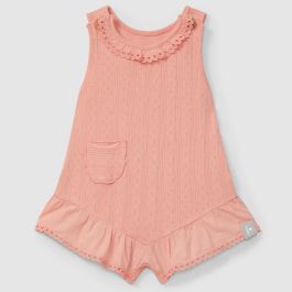 Ajour Jumpsuit W/ English Embroidery