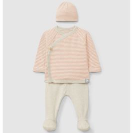 3 Piece Striped Set | Peach