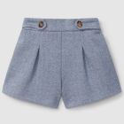 Herringbone Knit Shorts