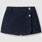 Skort in Corduroy Navy