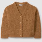 Cardigan Knitted W/ Fantasy Stitch