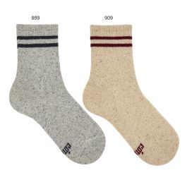 1853/4 Tweed Short Socks W/ Sport Stripes