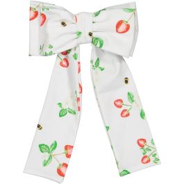 Berries & Bees Lyrca Big Hair Clip