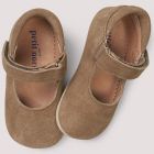 Ballerina Shoe with Velcro | Mushroom