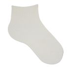 Elastic Ankle Socks | Cream (202)