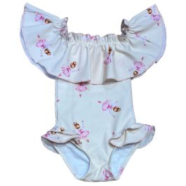 Ivory With Ballerinas Swimsuit