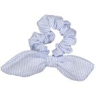 Maryland Blue Seersucker Scrunchie