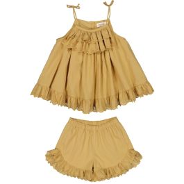 Trille Frill Top & Prue Shorts | Dijon