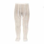 2529/1 Perle Cotton Openwork Tights | Beige 303