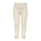2529/1 Perle Cotton Openwork Tights | Linen 304