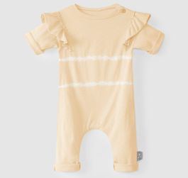 Tie Dye Romper W/ Ruffle