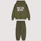 Mica Sweatshirt & TNS Logo Cargo Jogging Hidden Forest