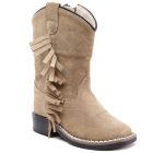Ruffle Sand Mini Boot