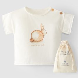 Bunny T-Shirt W/ Gift Bag | Terracotta