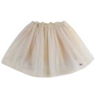 Pien Skirt | Off White Metallic