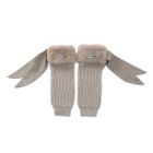 Gina Leg Warmers | Light Teddy