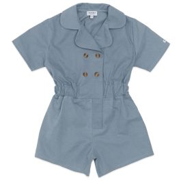Hazel Playsuit | Foggy Blue