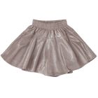 Giese Leather Shorts Iron Grey Metallic