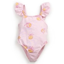 Swimsuit W/ Orange Print