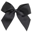 Hair Clip W/ Grossgrain Bow | Black 900