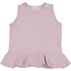 Cotton Linen T-Shirt Frilly Mauve Pink