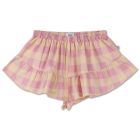Skirt Short | Sand Pink Bb Check
