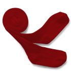 Ribbed Tights Rouge Carmin