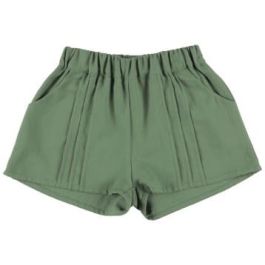 Short Pleated Plain | Cactus