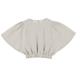 Top Butterfly | Medium Gray Stripe