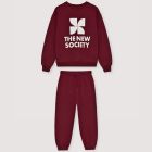 TNS Logo Sweatshirt & TNS Logo Jogging Plum Fantasy