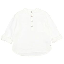 Linen Kurta Shirt | White