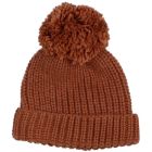 Pom Pom Soft Knit Hat | Cocoa
