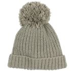 Pom Pom Soft Knit Hat | Eucalyptus