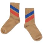 Sporty Socks | Diagonal Stripe Powder