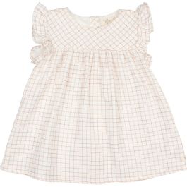 Terracota Mini Check Dress