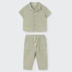 Abel Gauze Shirt & Mario Gauze Pants | Green