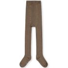 Ribbed Tights | Brownie